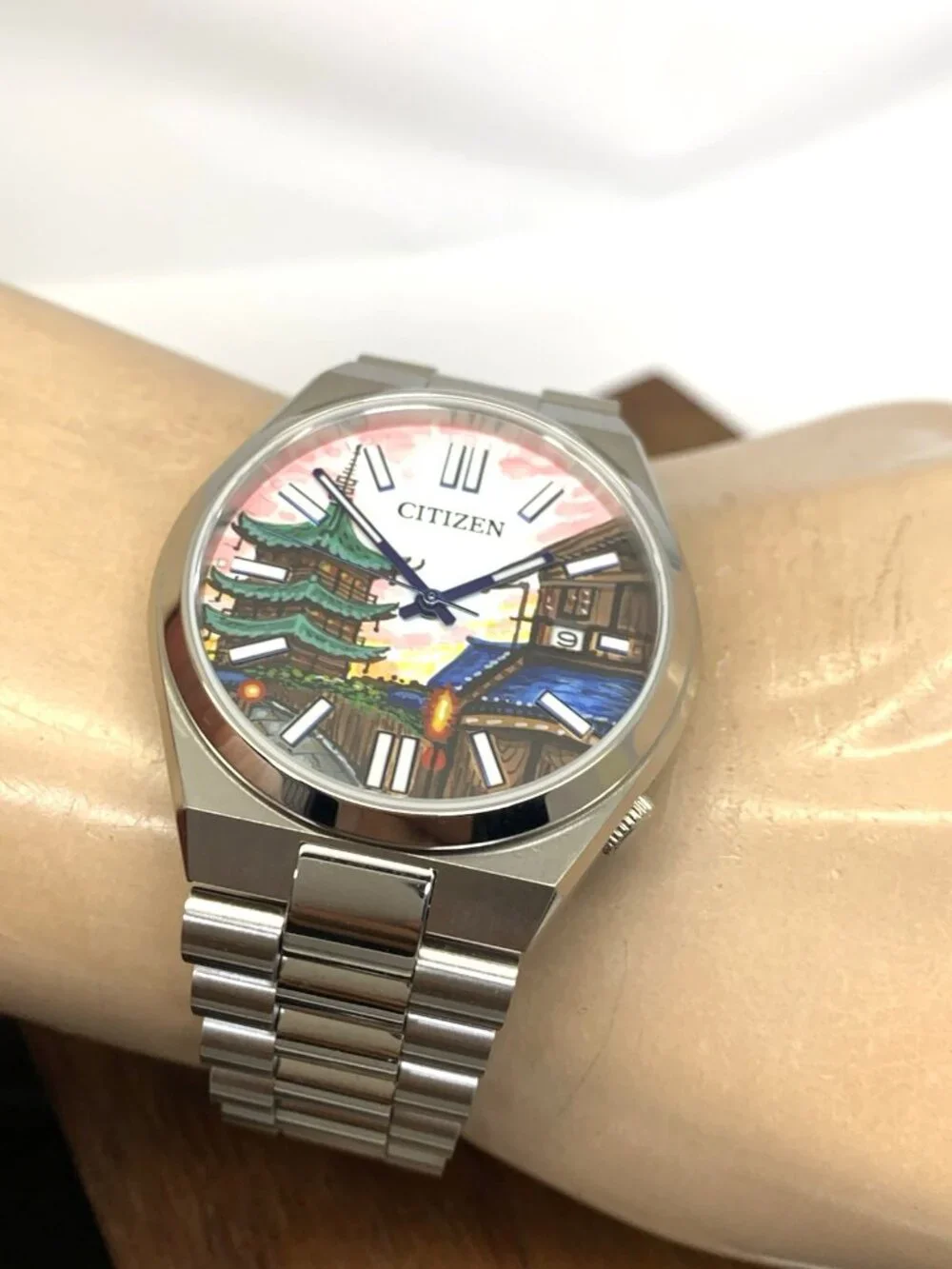 Citizen IFL Watch NJ0159-86A Tsuyosa Automatic Tokyo Concept Hand Painted Dial